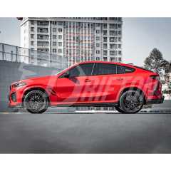 SQ Style Dry Carbon Fiber Side Skirt For BMW X6M F96 2019-On