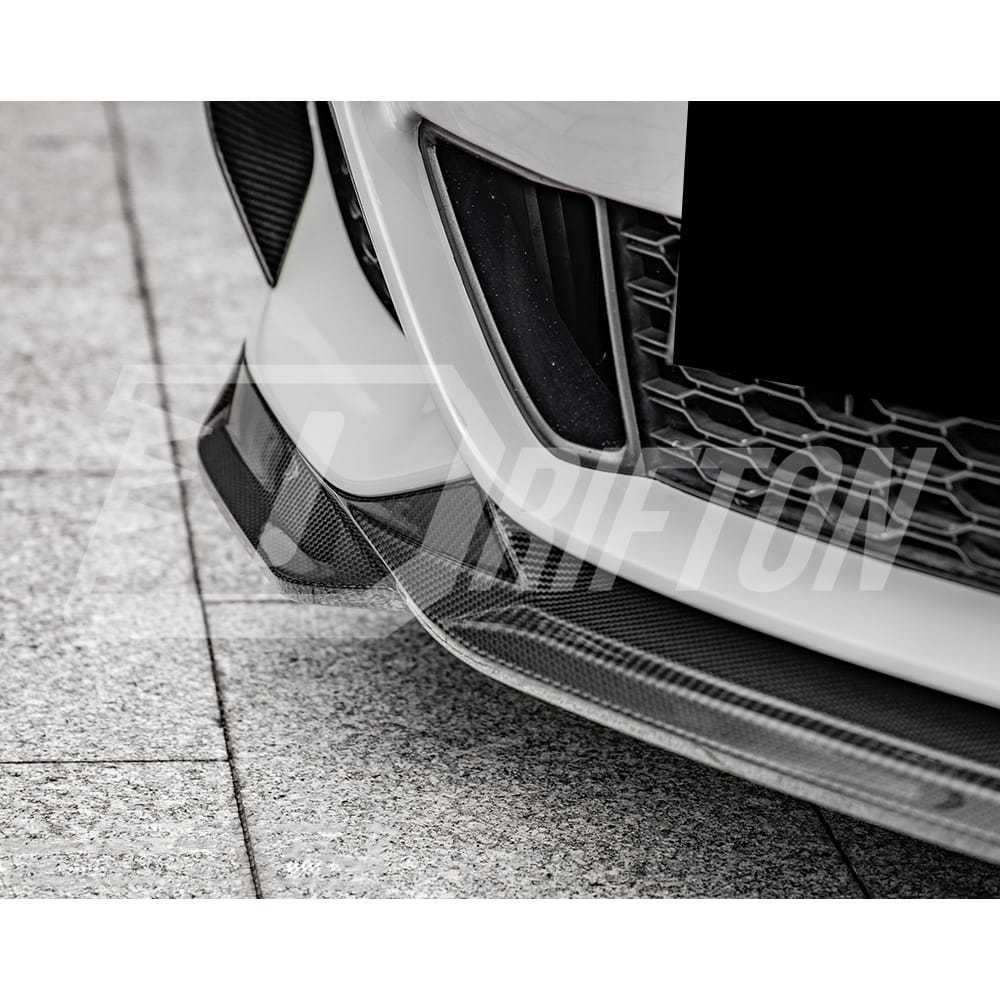 SQ Style Dry Carbon Front Bumper Lip For BMW 8 Series G14 G15 G16 2018-2025