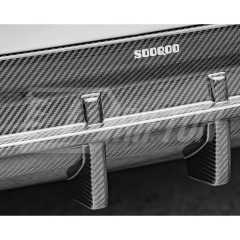 SQ Style Dry Carbon Rear Diffuser For BMW 8 Series G14 G15 G16 2018-2025