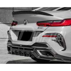 SQ Style Dry Carbon Rear Diffuser For BMW 8 Series G14 G15 G16 2018-2025