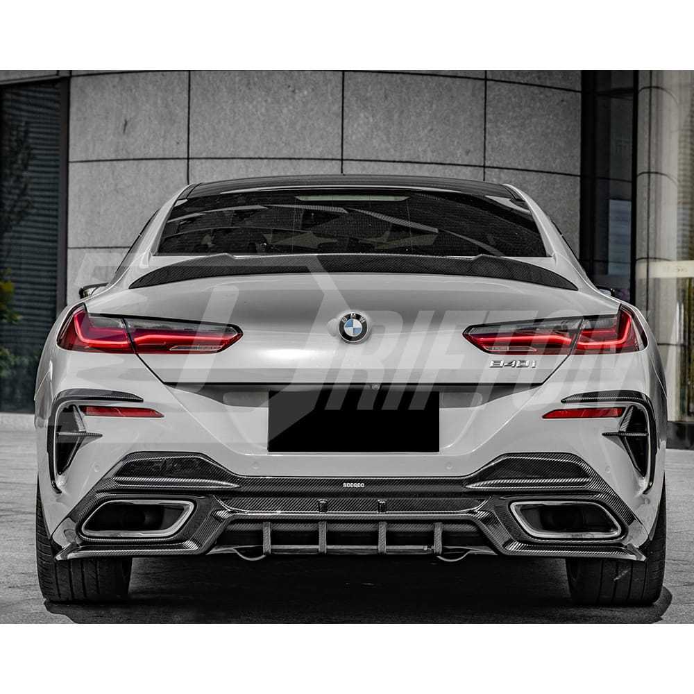 SQ Style Dry Carbon Rear Diffuser For BMW 8 Series G14 G15 G16 2018-2025