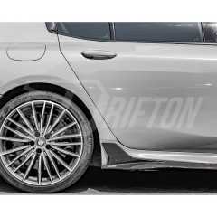 SQ Style Dry Carbon Side Skirt Splitters For BMW 8 Series G14 G15 G16 2018-2025