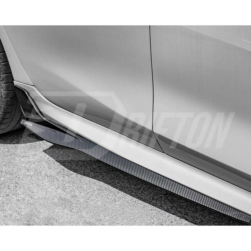 SQ Style Dry Carbon Side Skirt Splitters For BMW 8 Series G14 G15 G16 2018-2025