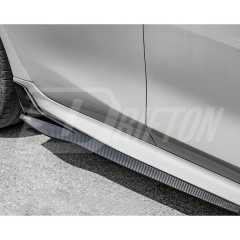 SQ Style Dry Carbon Side Skirt Splitters For BMW 8 Series G14 G15 G16 2018-2025
