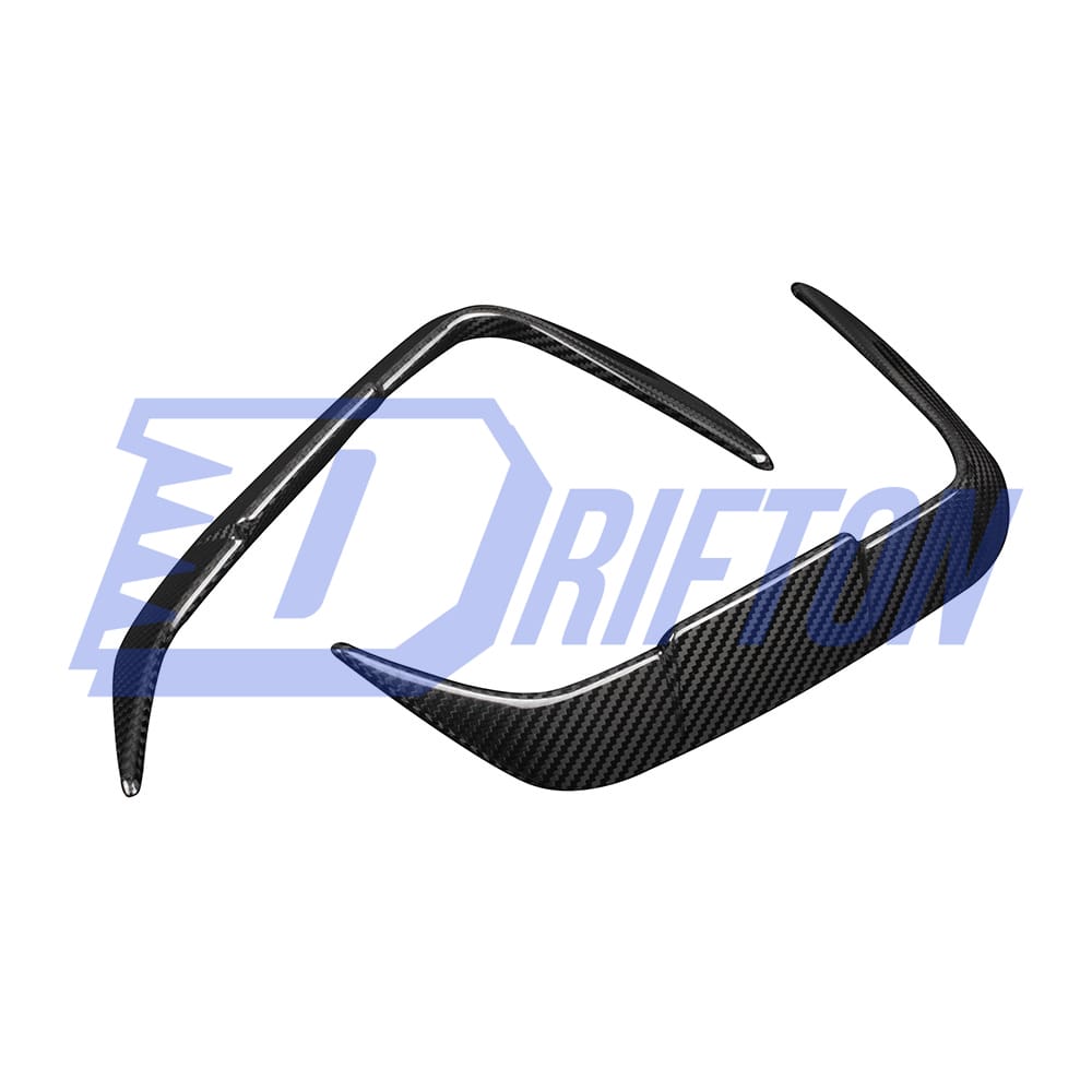 SQ Style Dry Carbon Fiber Rear Bumper Side Canards For BMW F97 X3M LCI 2022-2024