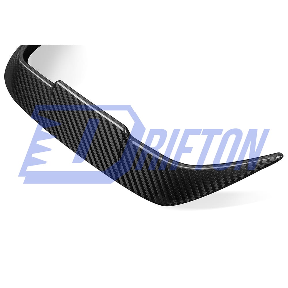 SQ Style Dry Carbon Fiber Rear Bumper Side Canards For BMW F97 X3M LCI 2022-2024