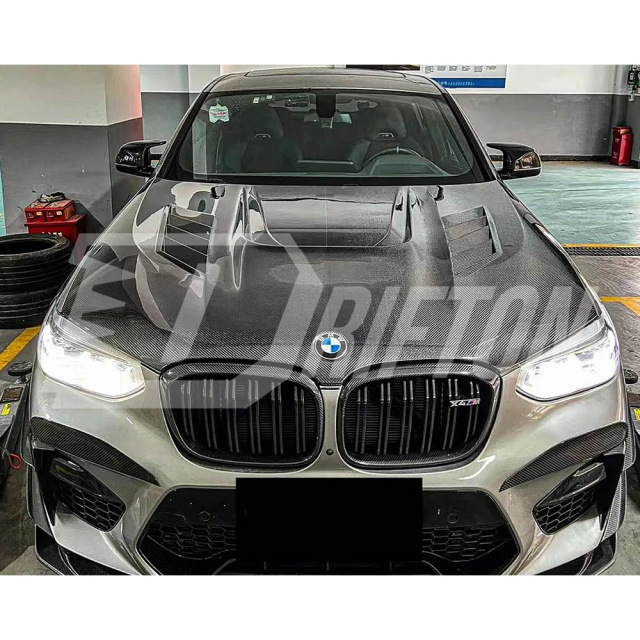 AE Style Dry Carbon Fiber Hood For BMW F97 X3M F98 X4M LCI 2019-2024