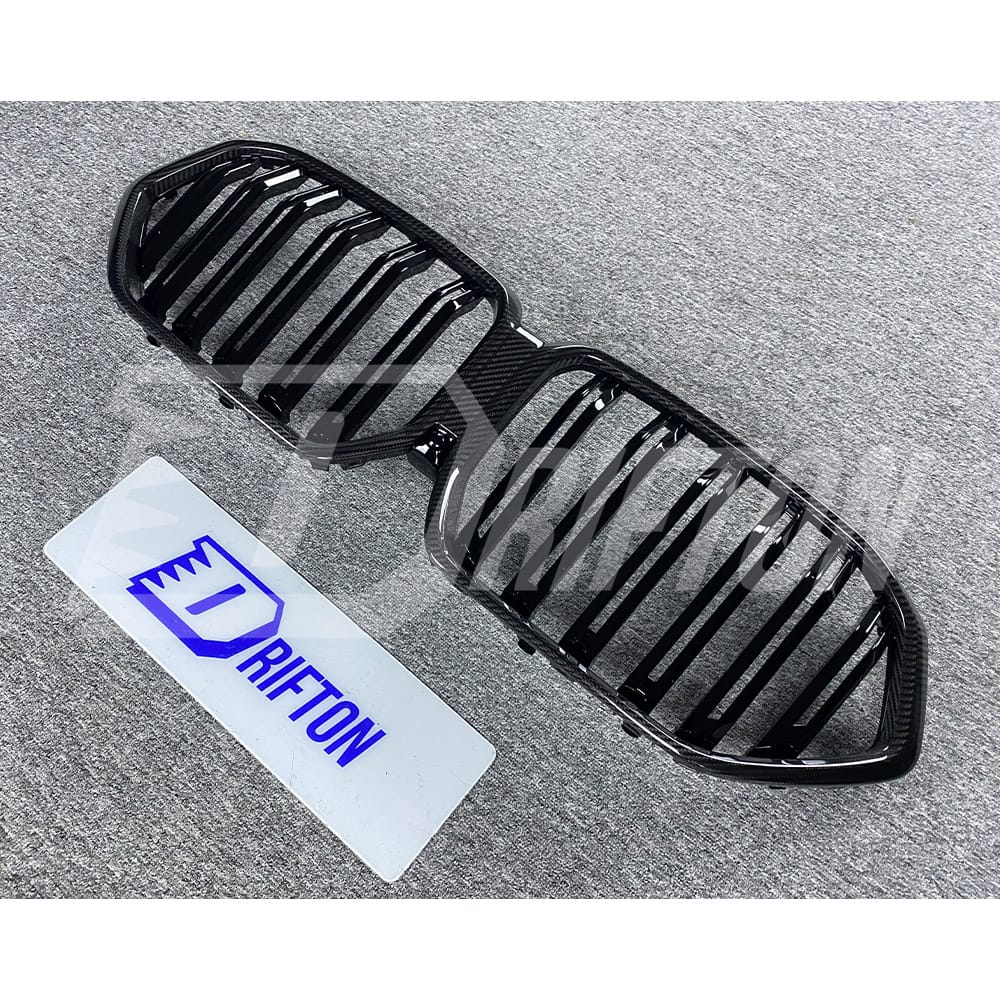 Dry Carbon Fiber Front Bumper Grille For BMW X6 G06 LCI 2024-ON