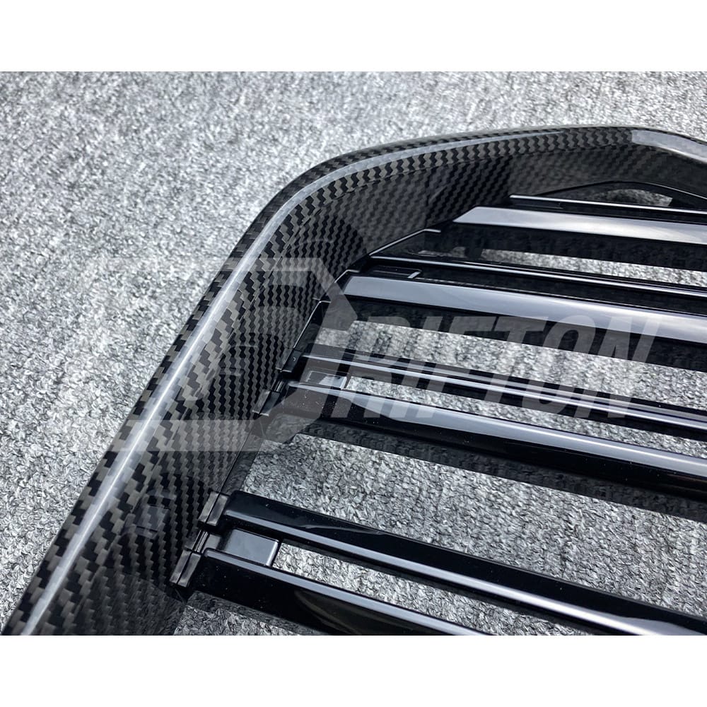 Dry Carbon Fiber Front Bumper Grille For BMW X6 G06 LCI 2024-ON