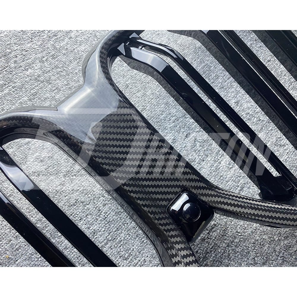 Dry Carbon Fiber Front Bumper Grille For BMW X6 G06 LCI 2024-ON