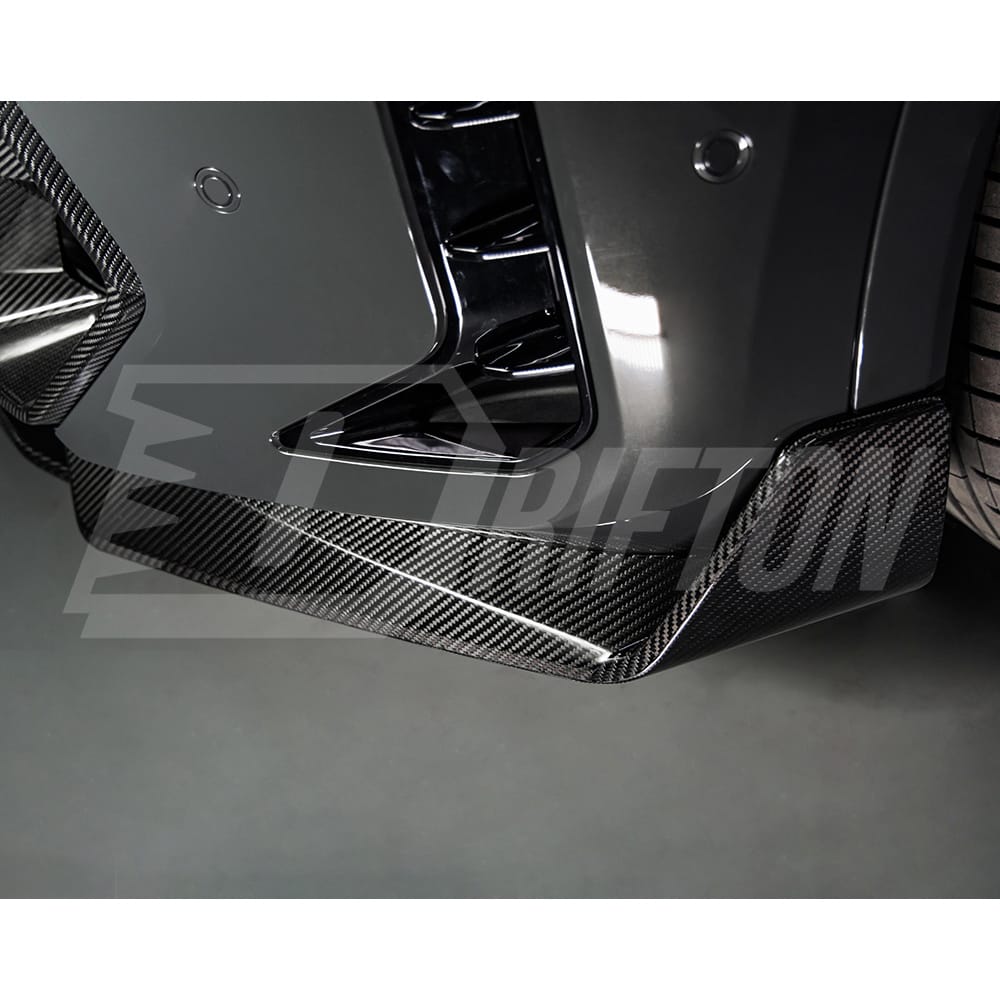 MP Style Dry Carbon Fiber Front Bumper Lip For BMW X6 G06 LCI 2024-ON