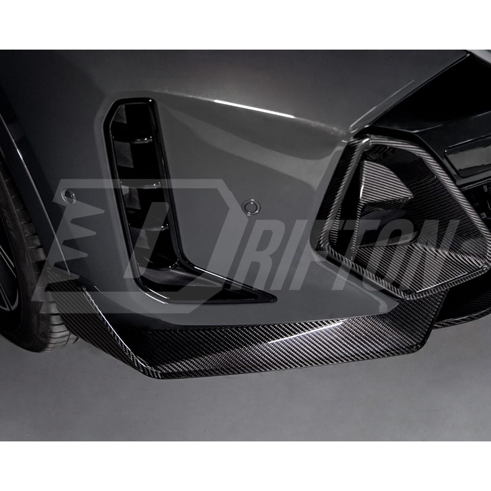 MP Style Dry Carbon Fiber Front Bumper Lip For BMW X6 G06 LCI 2024-ON