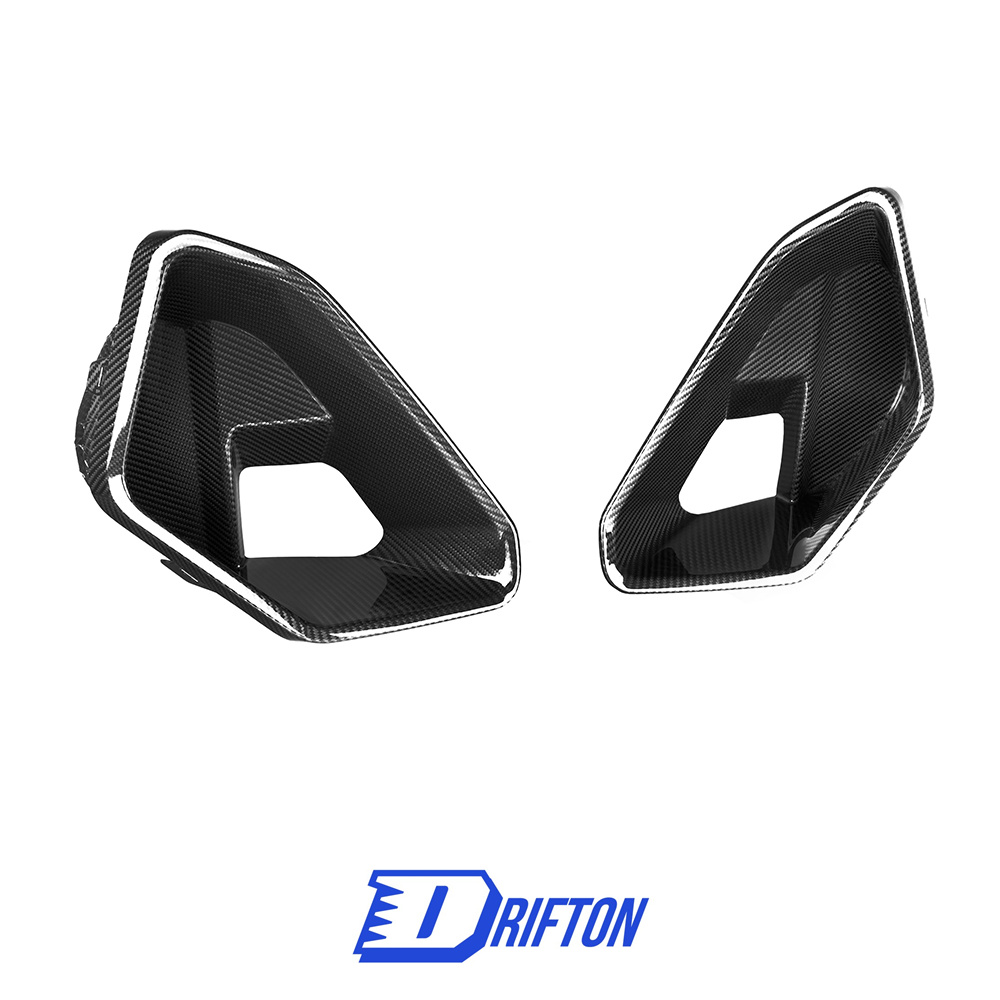 MP Style Dry Carbon Fiber Front Bumper Side Vents For BMW X6 G06 LCI 2024-ON
