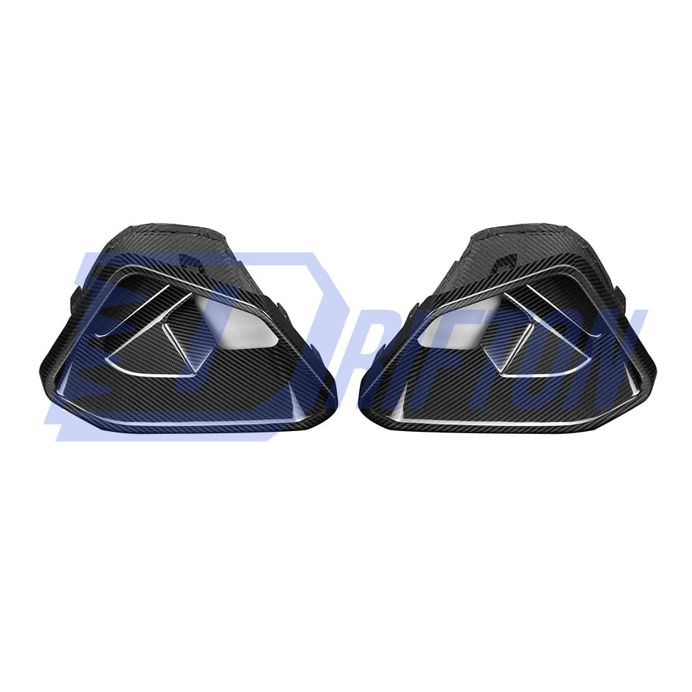 MP Style Dry Carbon Fiber Front Bumper Side Vents For BMW X6 G06 LCI 2024-ON