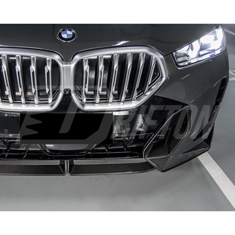 MP Style Dry Carbon Fiber Front Bumper Side Vents For BMW X6 G06 LCI 2024-ON