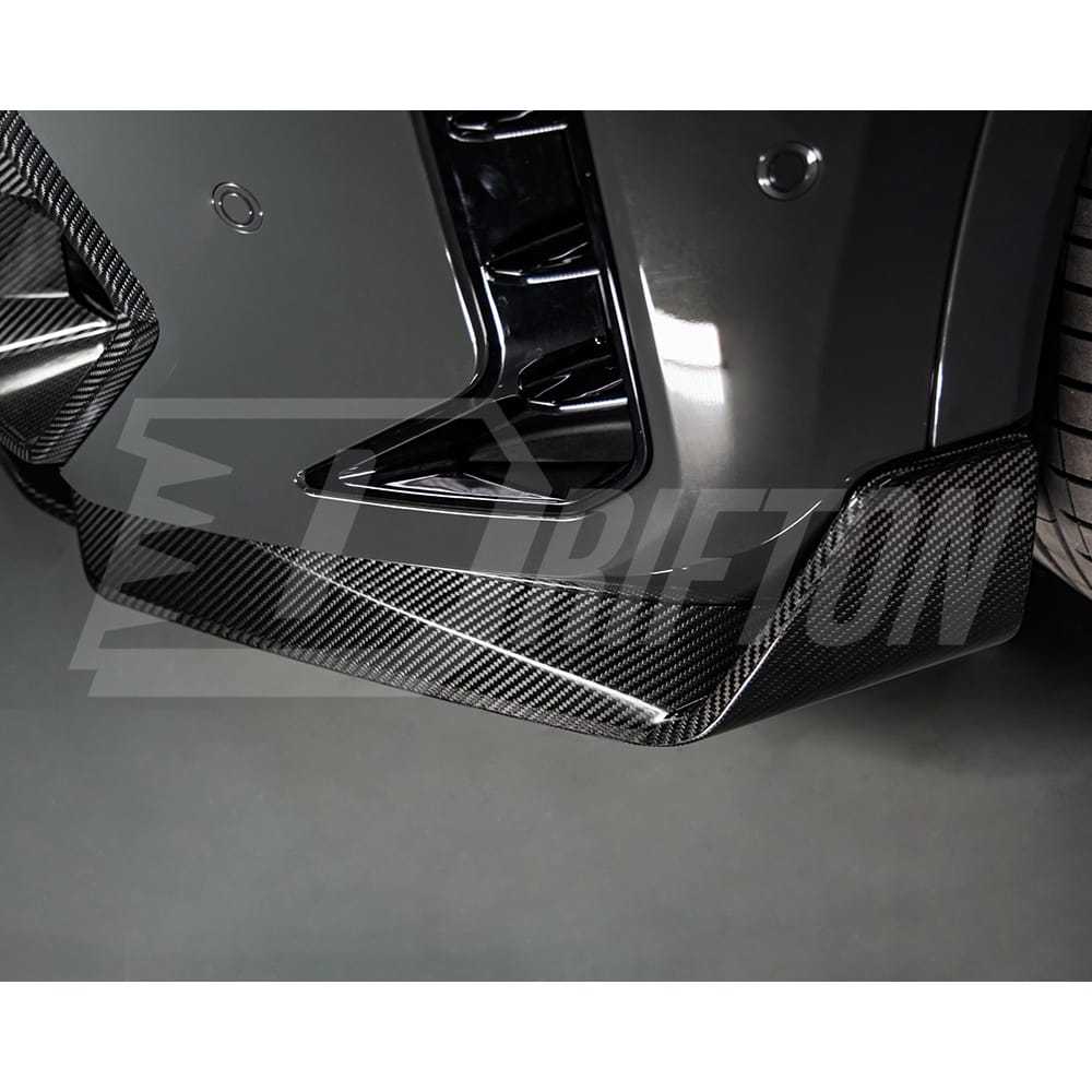 MP Style Dry Carbon Fiber Front Bumper Lip For BMW X6 G06 LCI 2024-ON