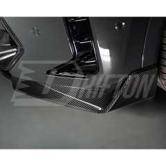 MP Style Dry Carbon Fiber Front Bumper Lip For BMW X6 G06 LCI 2024-ON