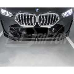 MP Style Dry Carbon Fiber Front Bumper Lip For BMW X6 G06 LCI 2024-ON