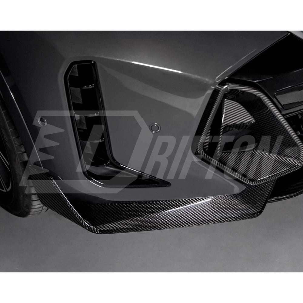 MP Style Dry Carbon Fiber Front Bumper Lip For BMW X6 G06 LCI 2024-ON