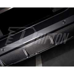 MP Style Dry Carbon Fiber Rear Diffuser For BMW X6 G06 2019-ON