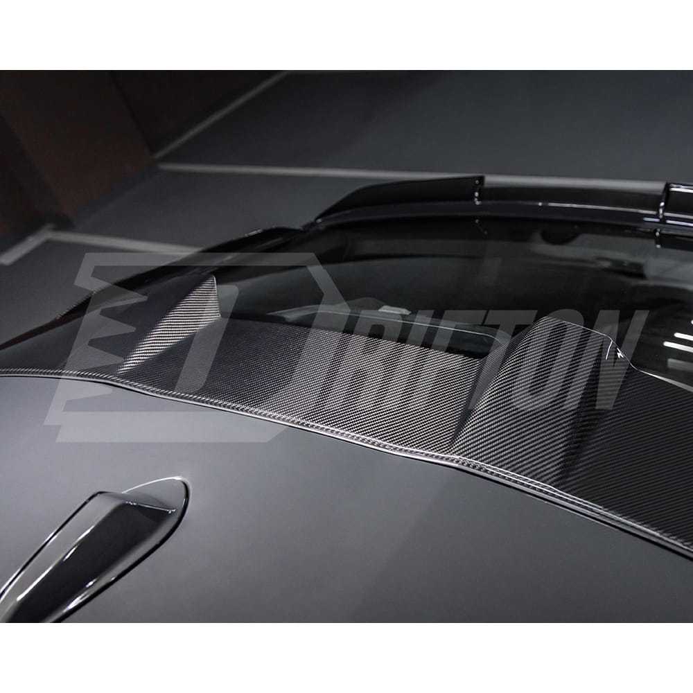 SQ Style Dry Carbon Fiber Rear Roof Spoiler For BMW X6 G06 2019-ON