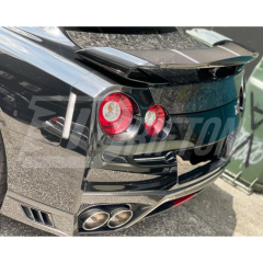 Litchfield LM20 Style Carbon Fiber Rear Wing Duck Gurney Flap For Nissan R35 GTR 2008-2016