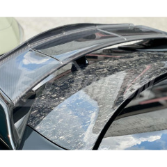 Litchfield LM20 Style Carbon Fiber Rear Wing Duck Gurney Flap For Nissan R35 GTR 2008-2016