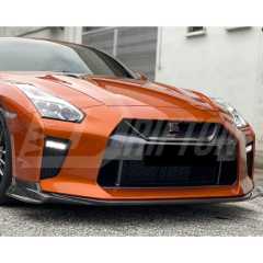 Varis MY17 Style Carbon Fiber Front Lip For Nissan R35 GTR 2017-2023