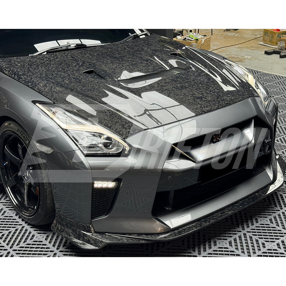 Varis MY17 Style Carbon Fiber (CFRP) Cooling Hood For Nissan R35 GTR 2017-2019