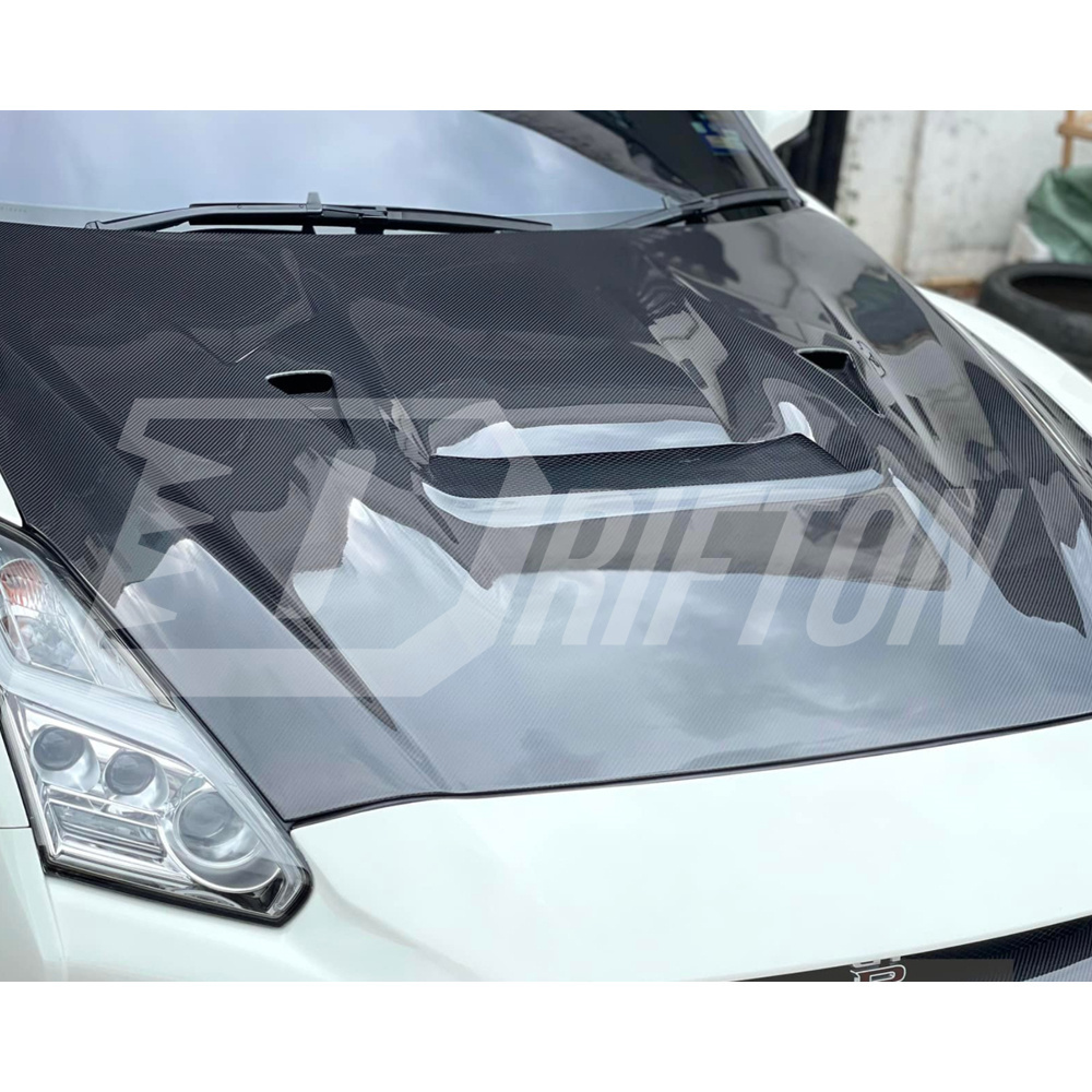 Varis MY17 Style Carbon Fiber Cooling Hood For Nissan R35 GTR 2017-2026