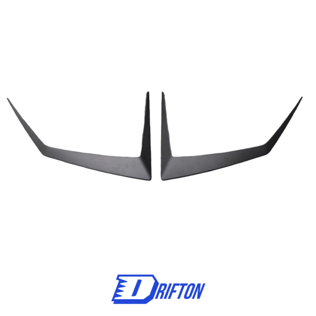 Vorsteiner Style Dry Carbon Fiber Front Hood Vent Trims For Lamborghini Huracan STO 2021-2025