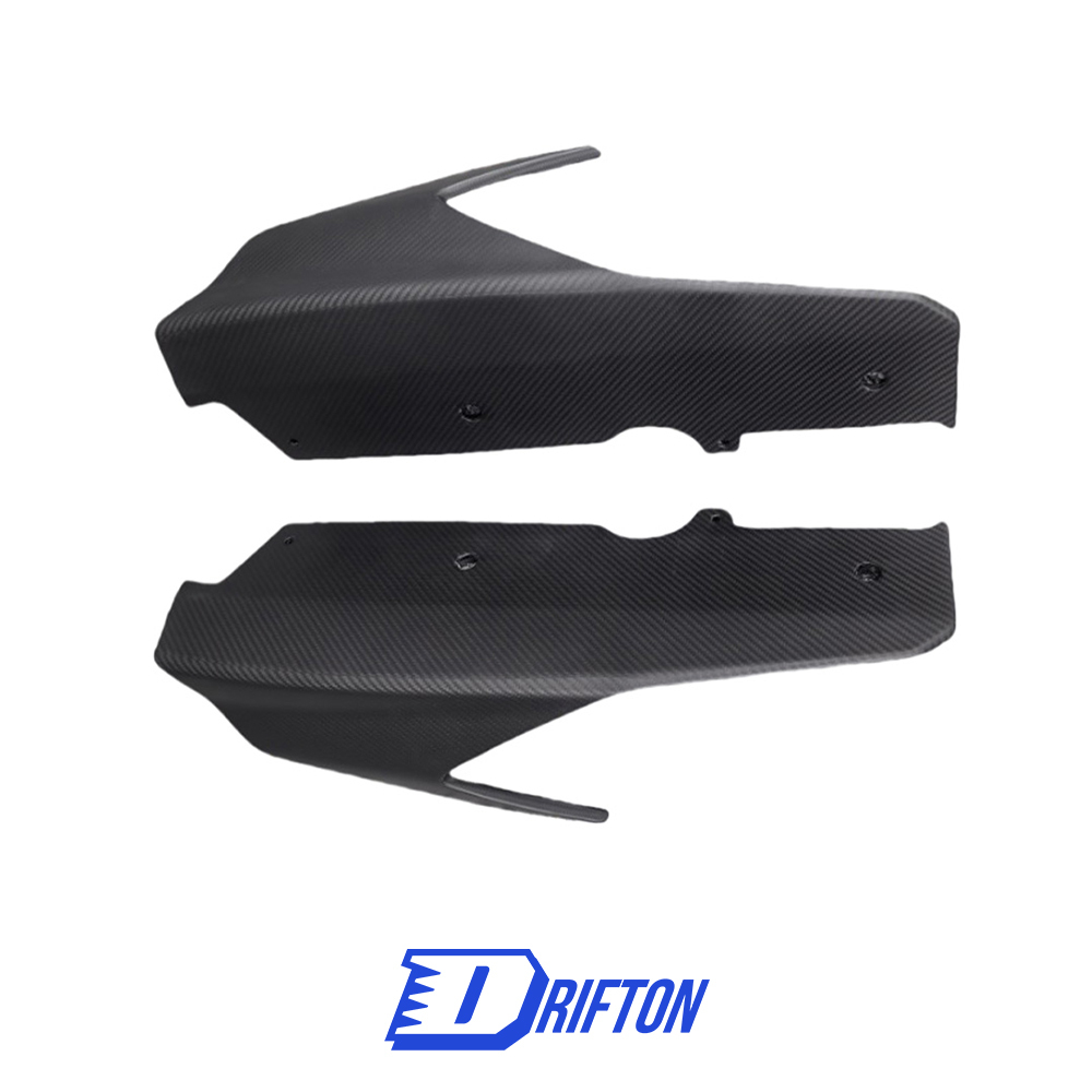 Vorsteiner Style Dry Carbon Fiber Side Skirt Trims For Lamborghini Huracan STO 2021-2025