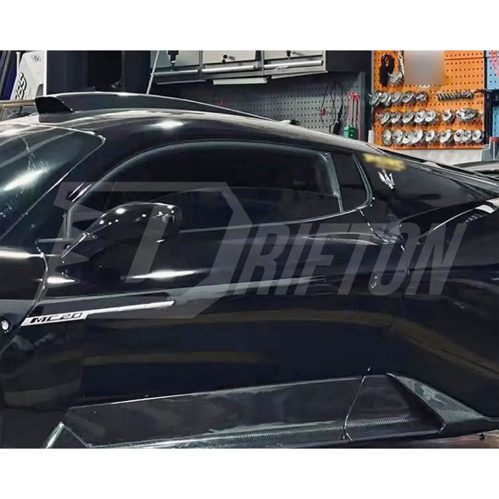 Aria Style Dry Carbon Fiber Roof Air Intake Vents For Maserati MC20