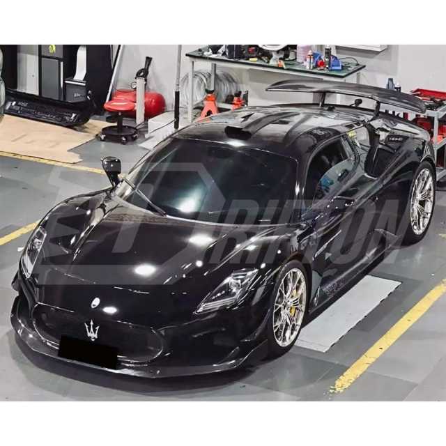 Aria Style Dry Carbon Fiber Roof Air Intake Vents For Maserati MC20