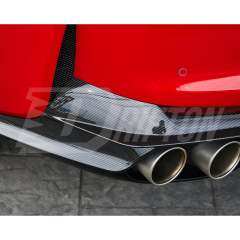 Novitec Style Dry Carbon Fiber Rear Side Splitters For Ferrari 812 Superfast GTS 2017-2023