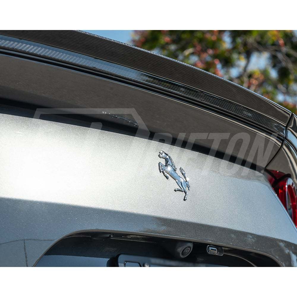 Novitec Style Dry Carbon Fiber Rear Trunk Spoiler Wing For Ferrari 812 Superfast 2017-2023