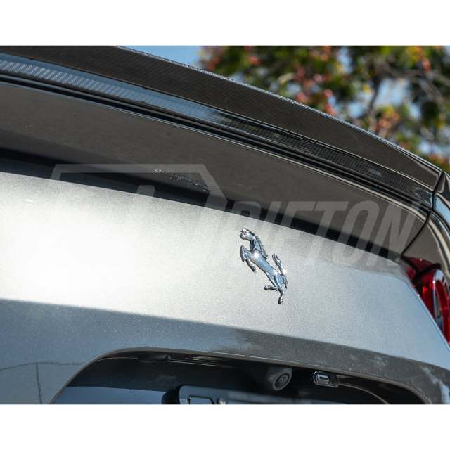Novitec Style Dry Carbon Fiber Rear Trunk Spoiler Wing For Ferrari 812 Superfast 2017-2023