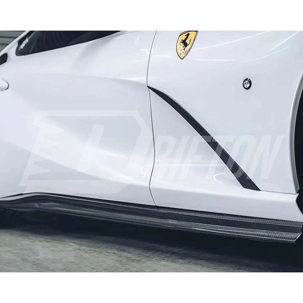 Novitec Style Dry Carbon Fiber Side Skirt For Ferrari 812 Superfast GTS 2017-2023