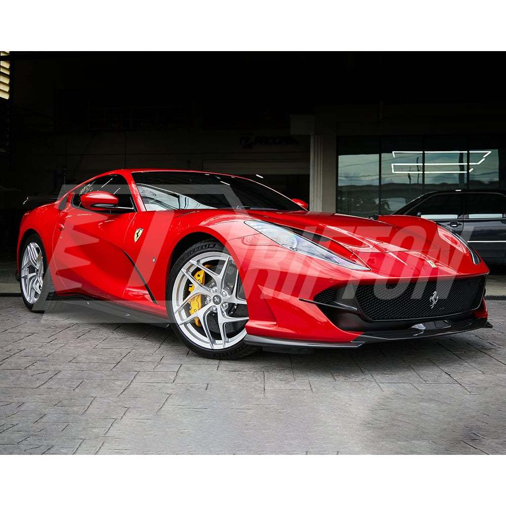 Novitec Style Dry Carbon Fiber Side Skirt For Ferrari 812 Superfast GTS 2017-2023