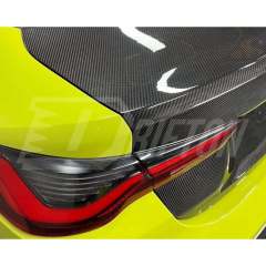 OEM Style Dry Carbon Fiber Rear Trunk Boot Lid For BMW G82 M4 2020-2024
