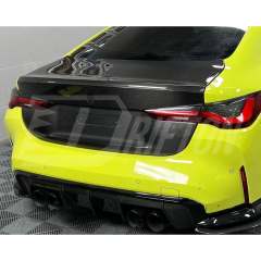 OEM Style Dry Carbon Fiber Rear Trunk Boot Lid For BMW G82 M4 2020-2024