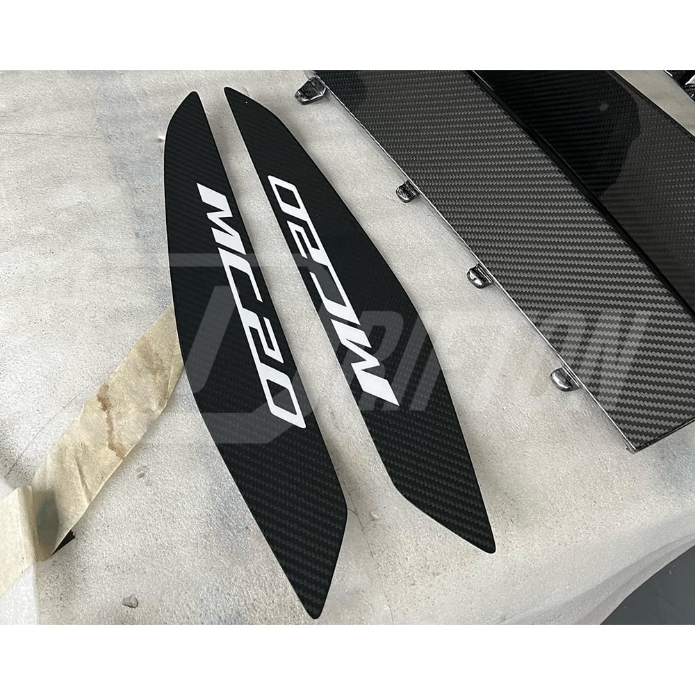 Dry Carbon Fiber Door Sills Plate Interiors Kits For Maserati MC20