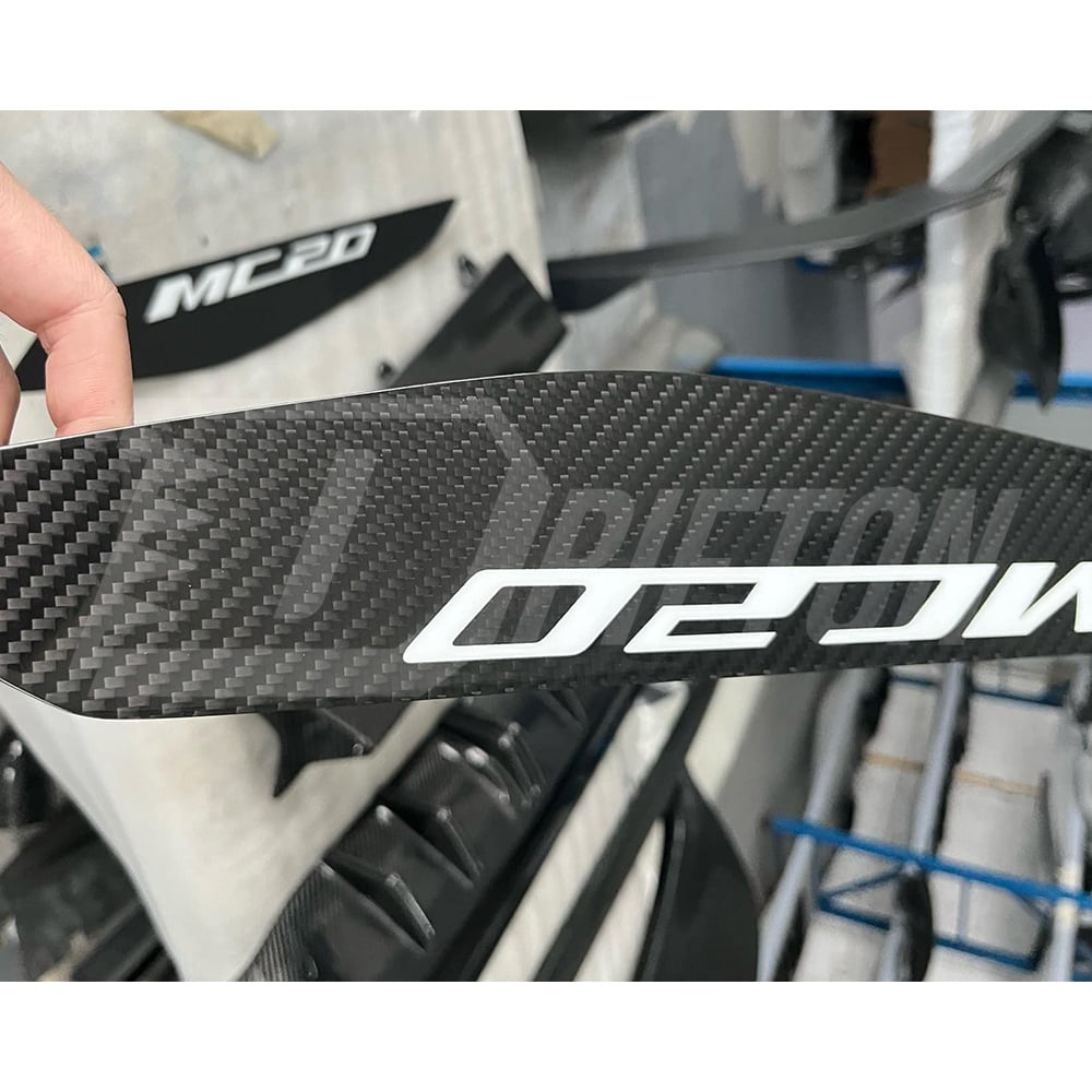 Dry Carbon Fiber Door Sills Plate Interiors Kits For Maserati MC20