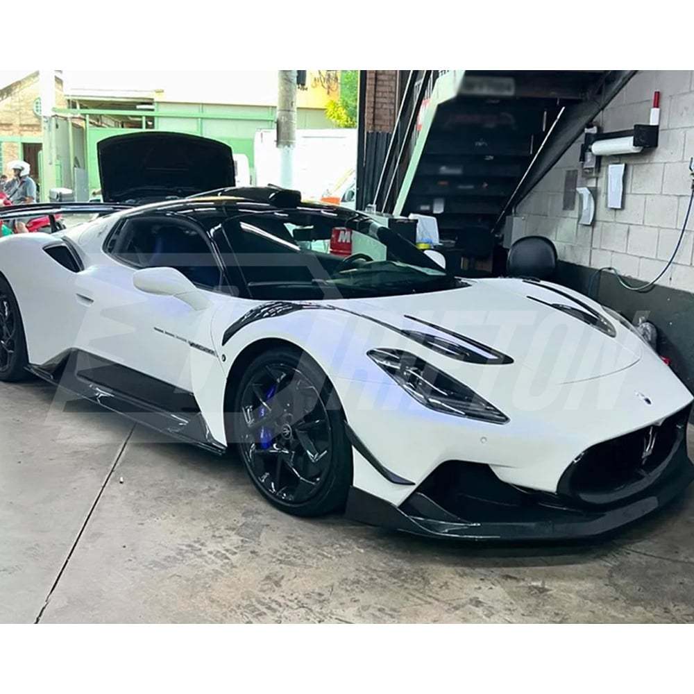 Aria Style Dry Carbon Fiber Hood Vents Trim For Maserati MC20