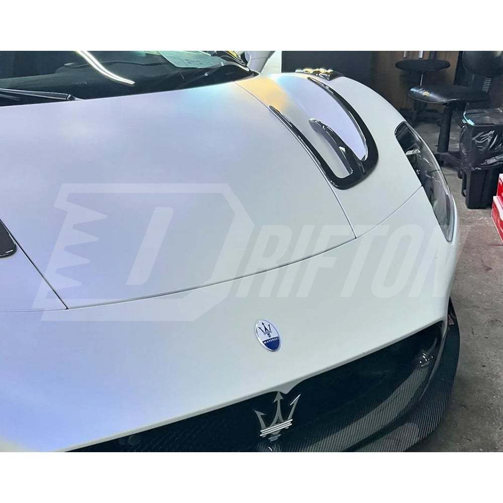 Aria Style Dry Carbon Fiber Hood Vents Trim For Maserati MC20