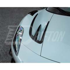 Aria Style Dry Carbon Fiber Hood Vents Trim For Maserati MC20