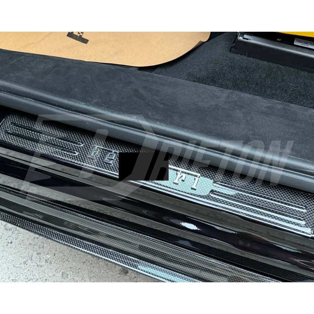 Dry Carbon Fiber Door Sills Plate Interiors Kits For Ferrari Purosangue FUV