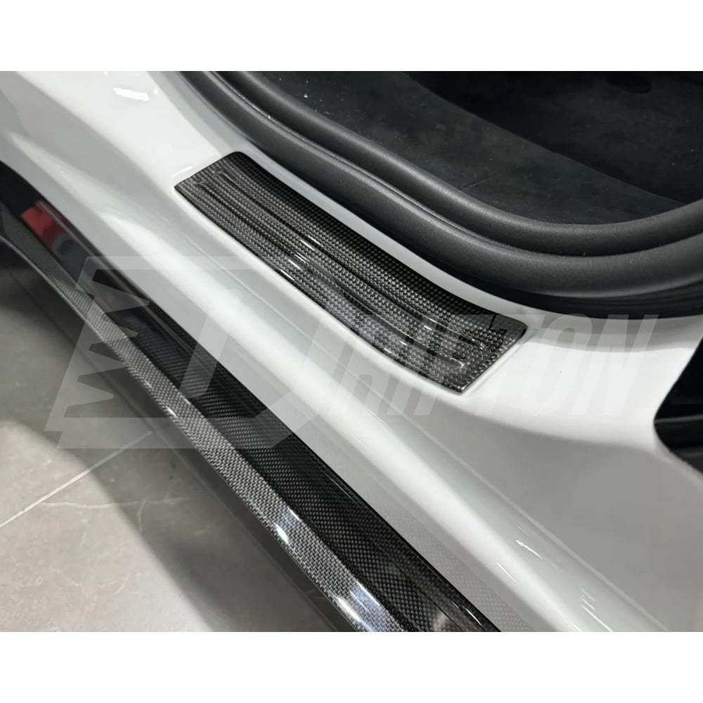 Dry Carbon Fiber Door Sills Plate Interiors Kits For Ferrari Purosangue FUV