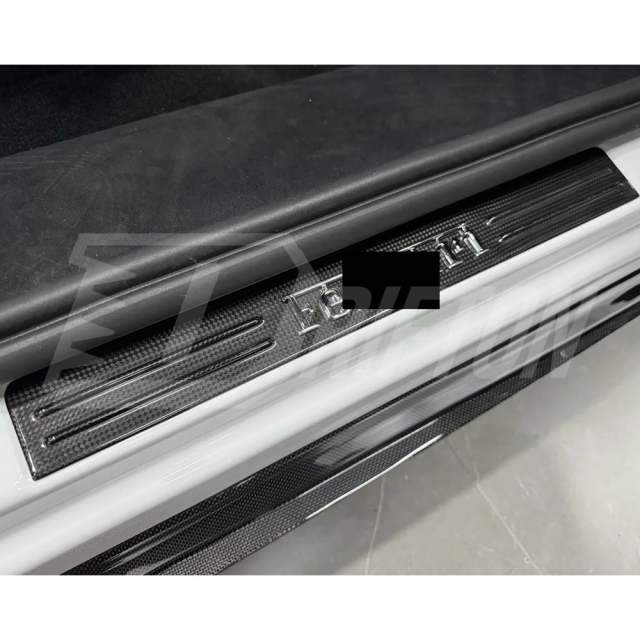 Dry Carbon Fiber Door Sills Plate Interiors Kits For Ferrari Purosangue FUV
