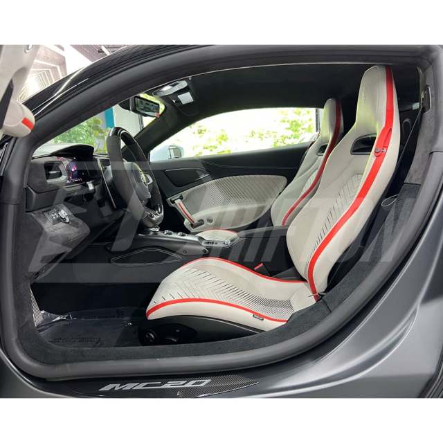 Dry Carbon Fiber Door Sills Plate Interiors Kits For Maserati MC20